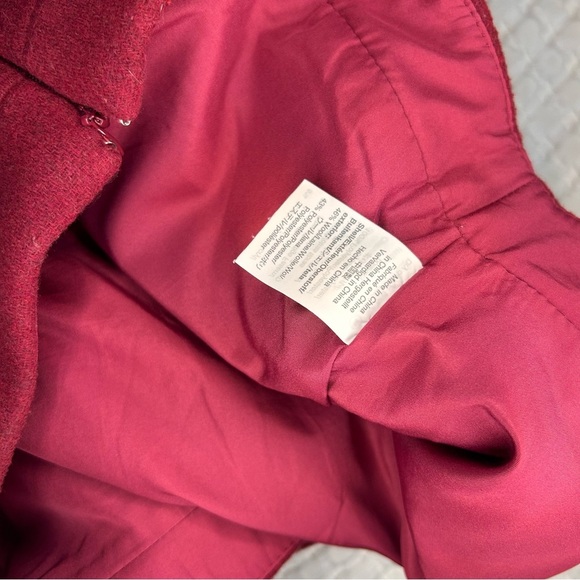 J.Crew Mercantile Burgundy Wool Blend Pencil Skirt Women’s Size 10 - Picture 6 of 6